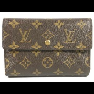 Authentic Louis Vuitton Monogram Canvas Wallet